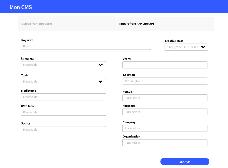 api CMS